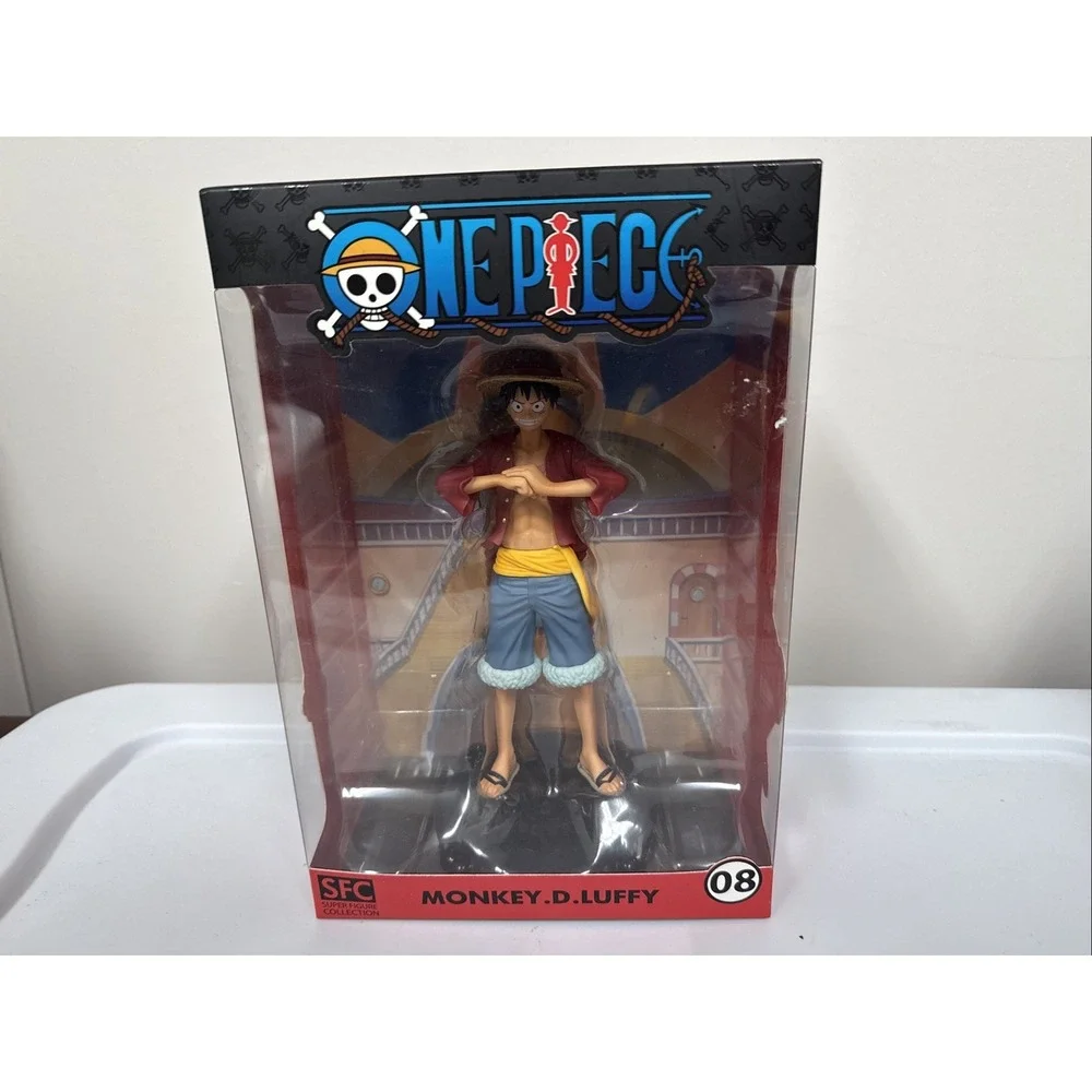 One Piece Monkey D Luffy 08 Straw Hat Anime Figure‎ 6.5